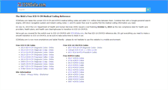 Desktop Screenshot of icd9data.com
